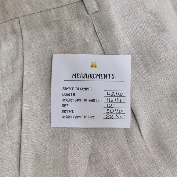 NWT!! J. CREW Wide Leg Essential Pants Flax Linen Pleated Preppy Summer Size 10 - Picture 15 of 16
